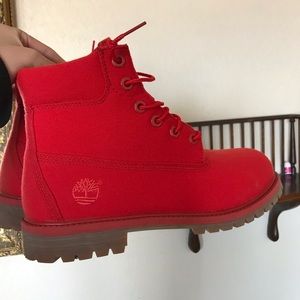 new red timberlands
